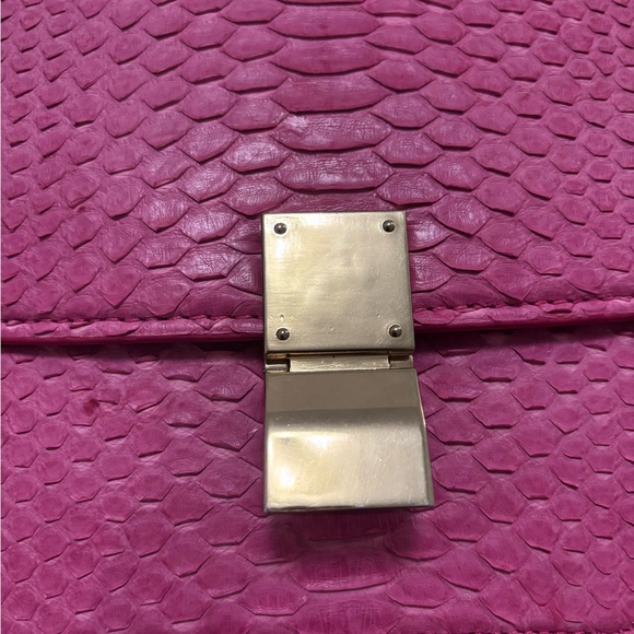 Celine Pink Python leather Box Bag - Picture 6 of 15